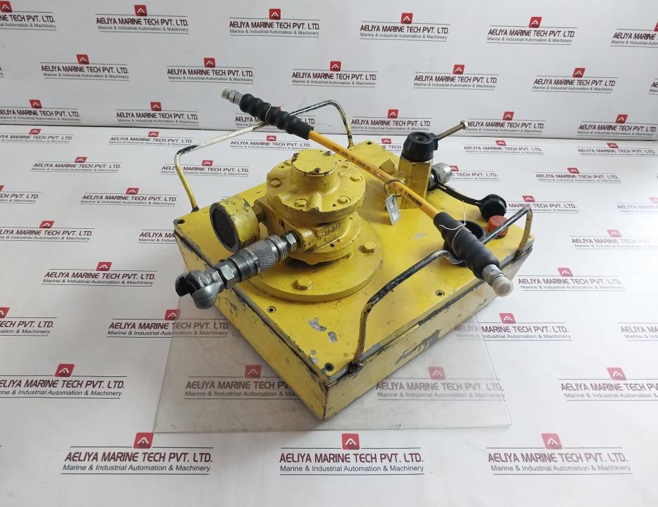 Enerpac R-ad665 Pneumatic Air Hydraulic Pump Power Pack 700 Bar/10000 Psi