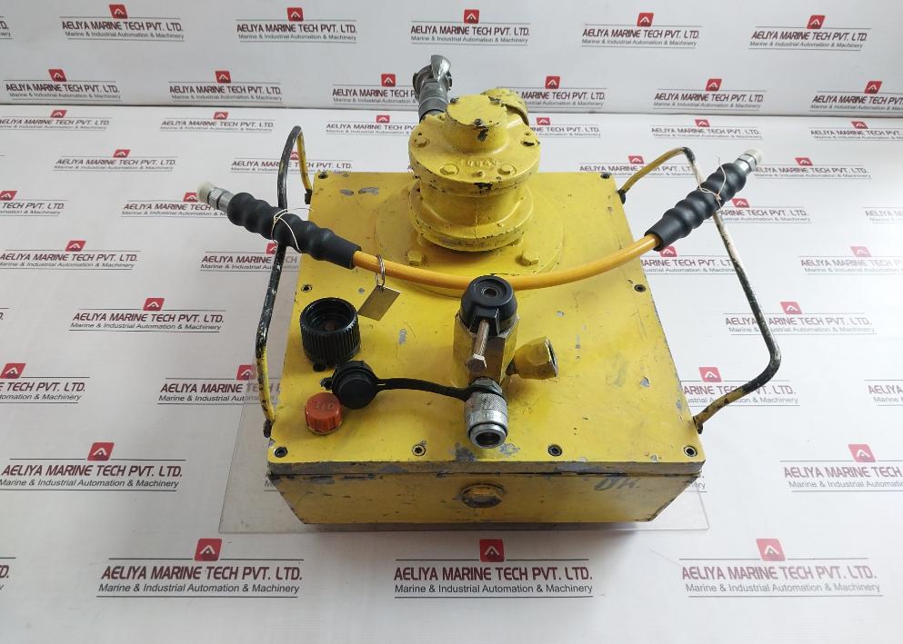 Enerpac R-ad665 Pneumatic Air Hydraulic Pump Power Pack 700 Bar/10000 Psi