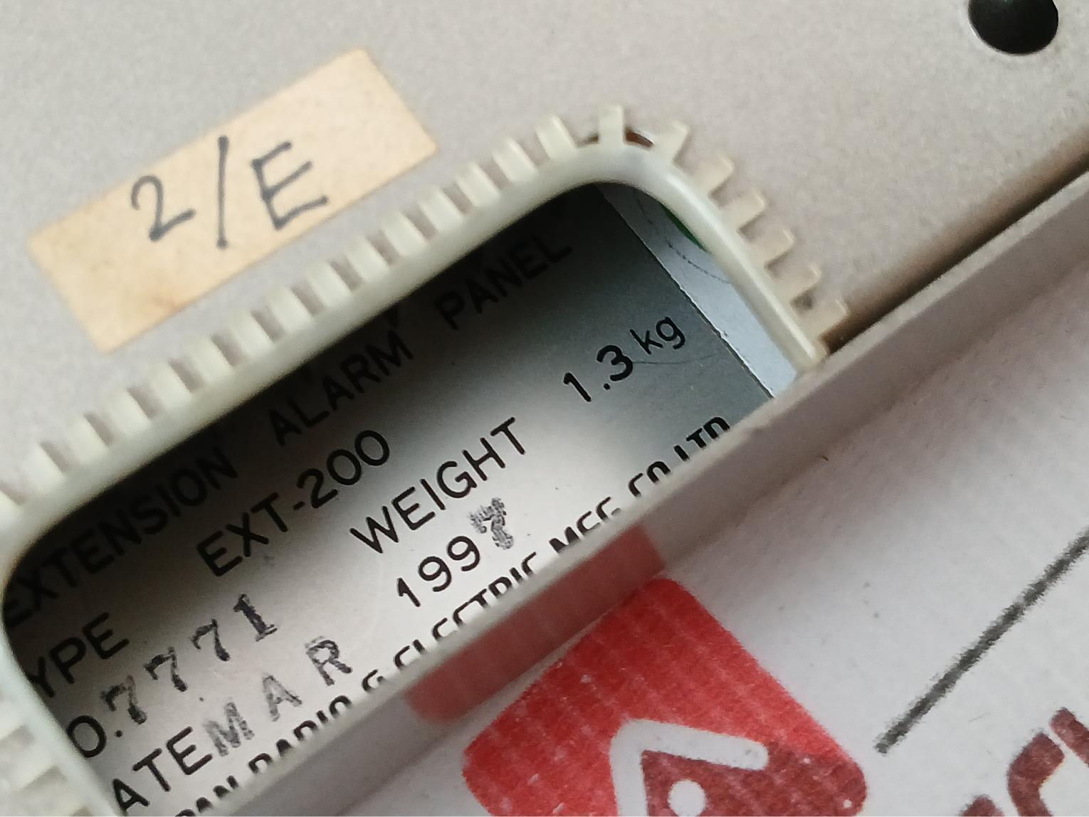 Engineer's Extension Alarm Panel Ext-200 Jrcs