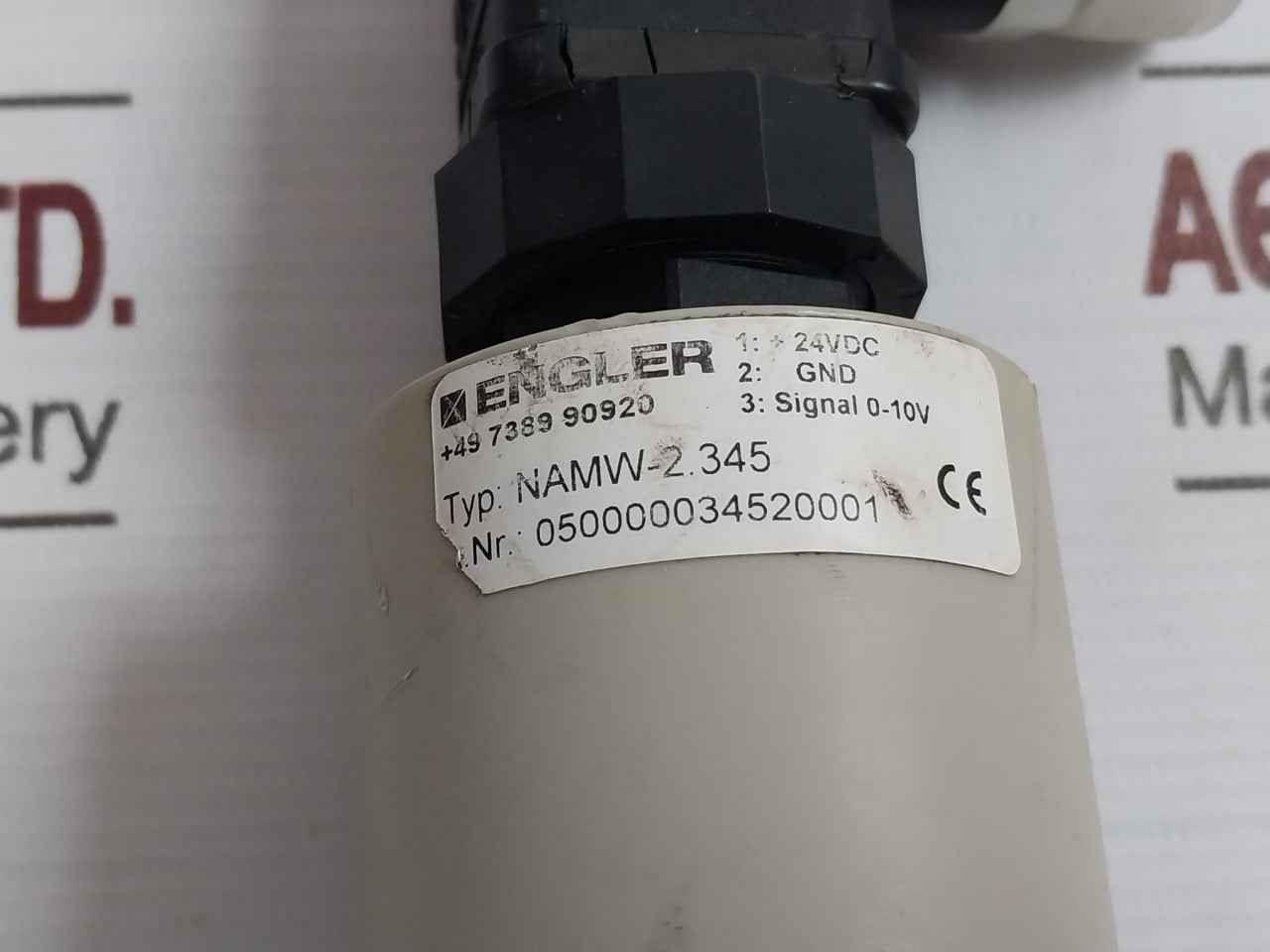 Engler Namw-2.345 Level Transmitter 24Vdc 0-10V Dn32 D40