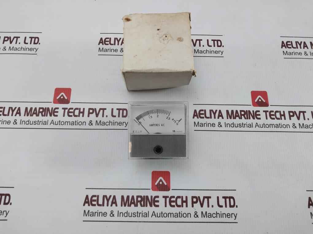 Engro Amperes Ac 0.5-2 To 5/15 Analog Panel Meter