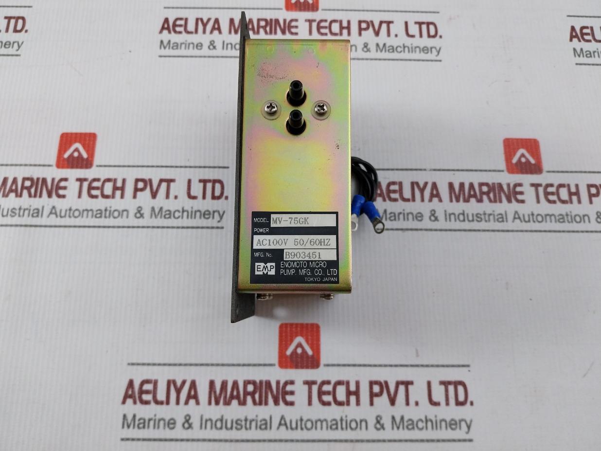 Enomoto Micro Pump Mv-75Gk Power Transformer Ac100V 50/60Hz