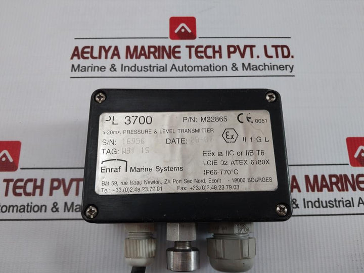 Enraf Pressure & Level Transmitter Pl 3700 1354Mbar 5Meter