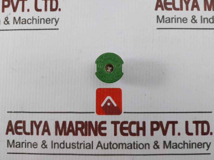 Ensto 6a 500v Dii Green Ceramic Screw In Gauge Ring For Diazed Ii Fuse Holder
