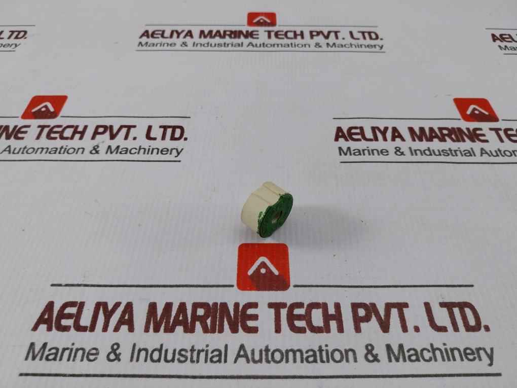 Ensto 6a 500v Dii Green Ceramic Screw In Gauge Ring For Diazed Ii Fuse Holder