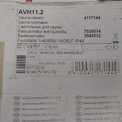 Ensto Avh11.2 Sauna Luminaire 230V Ip44
