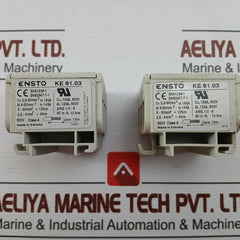 Lot Of 6X Ensto Ke 61.03 3-pole Universal Terminal Block
