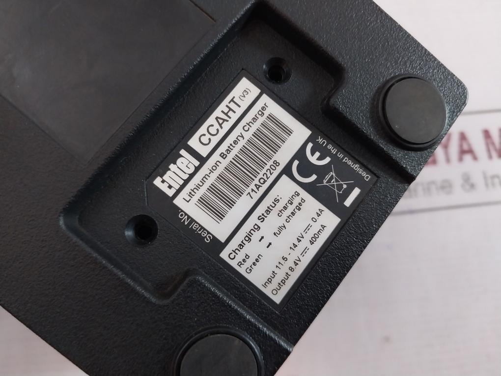 Entel Ccaht (V3) Lithium-ion Battery Charger 11.5-14.4V 0.4A 8.4V 400Ma 12V