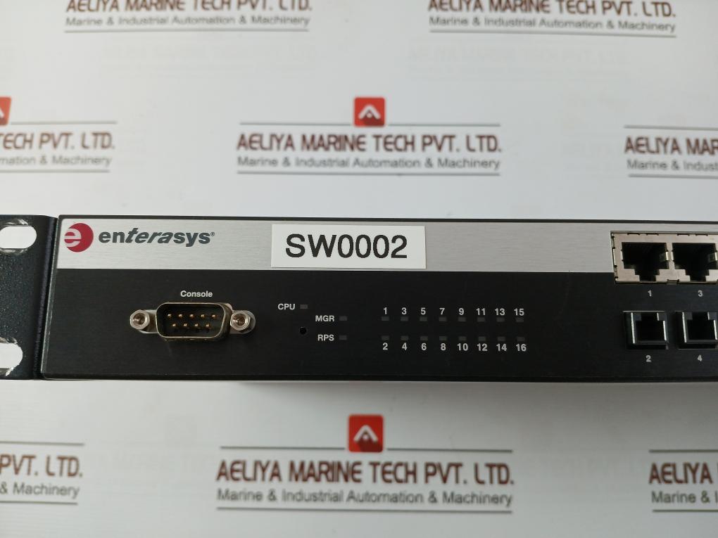 Enterasys A2H254-16 I/A Series Ethernet Switch Sw0002 E164374 16Prt 50-60Hz