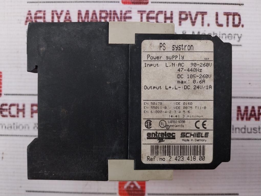 Entrelec 2.423.418.00 Power Supply 90-260V 0,6A