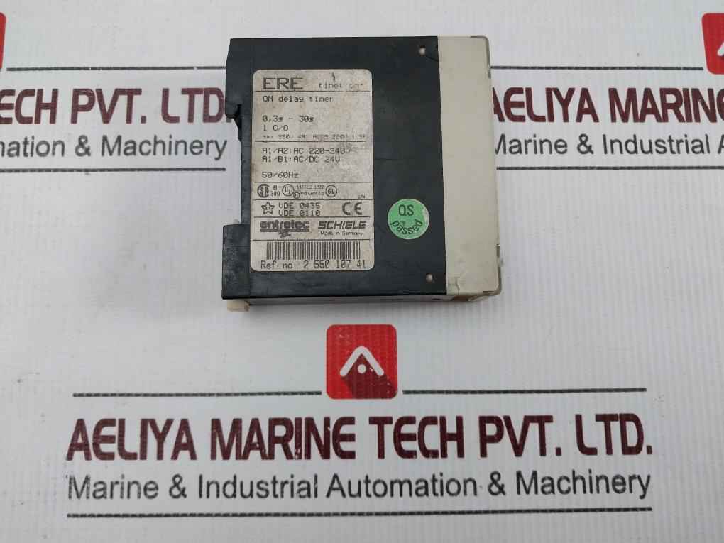 Entrelec 2.550.107.41 Time Delay Relay 50/60hz 220-240v