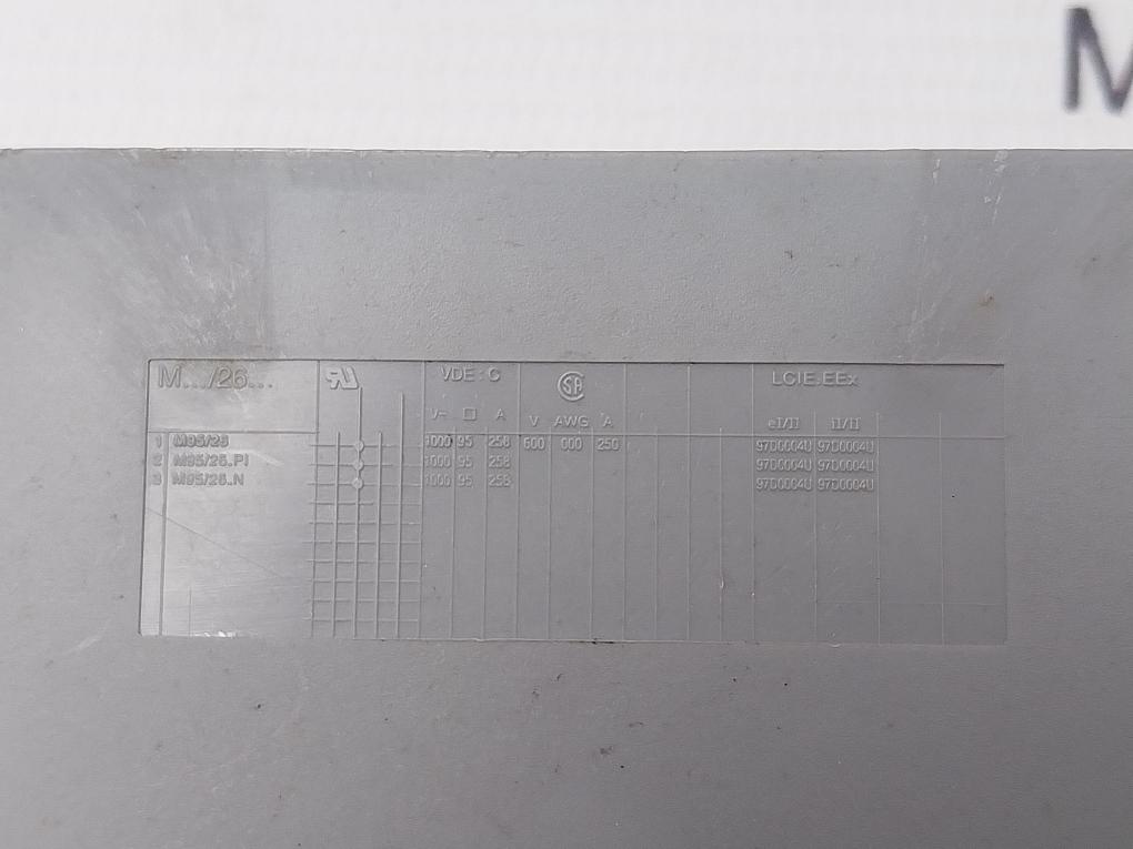 Lot Of 5X Entrelec M95/26 Terminal Block With Screw Clamp Termination 1000V - Aeliya Marine Tech