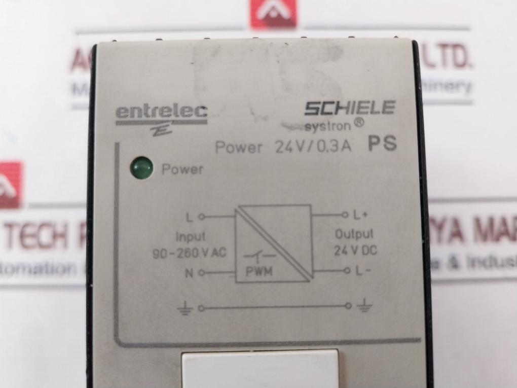 Entrelec Schiele 2.423.418.20 Switching Power Supply 90-260V 47-440Hz