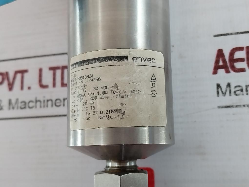 Envec Ct40 Vibronic Point Level Sensor 12 30 Vdc 300Ma 1 70C 15A 300V