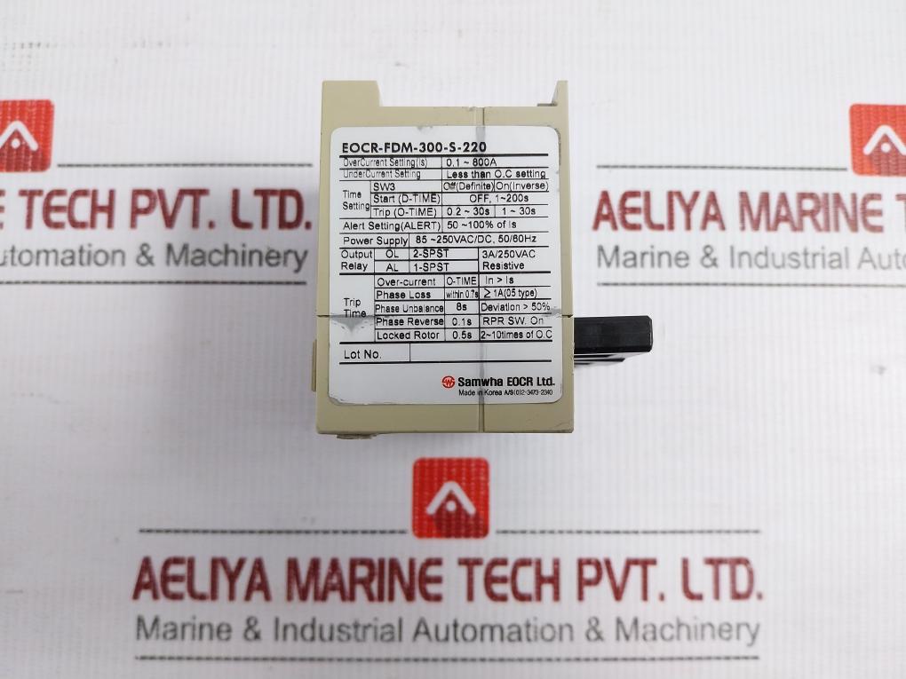 Eocr-fdm-300-s-220 Samwha Eocr-fdm Converter 85-250Vac/Dc 50/60Hz