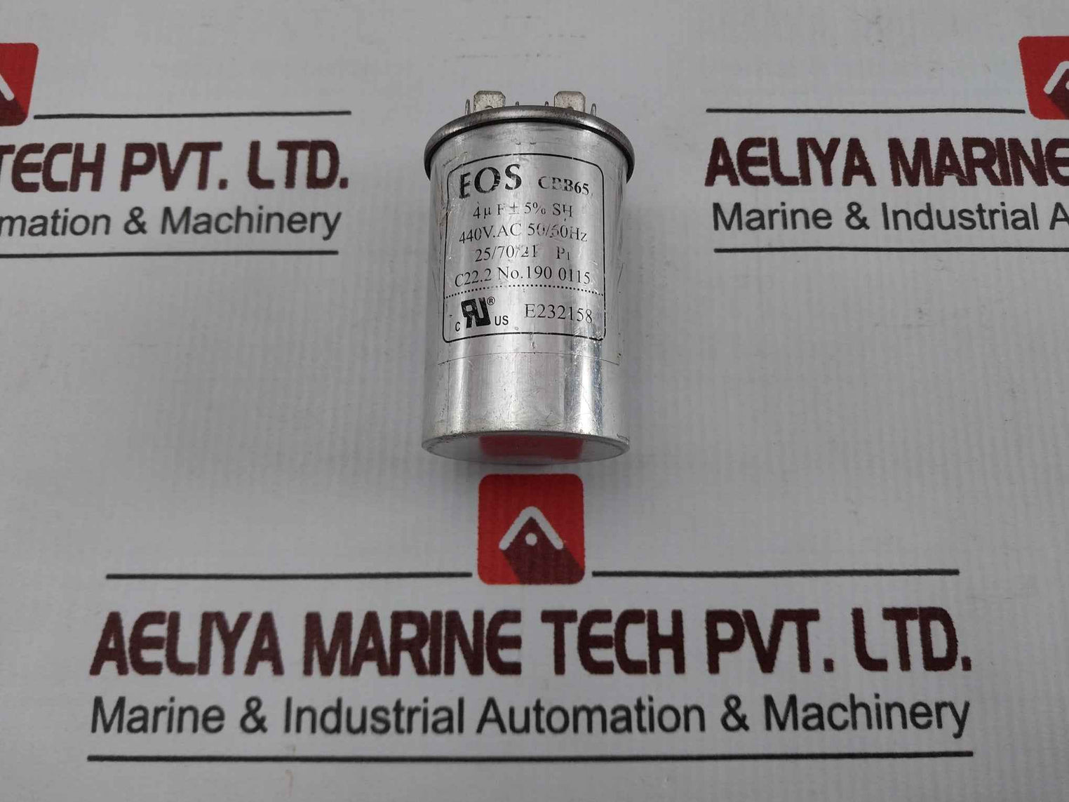Eos Cbb65 Capacitor 440V.Ac 50/60Hz 440V.Ac 50/60Hz