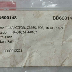 Eos Cbb65 Capacitor 440Vac 50/60Hz