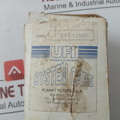 Epb12Nhc Hydraulic Filter Cartridge Ufi