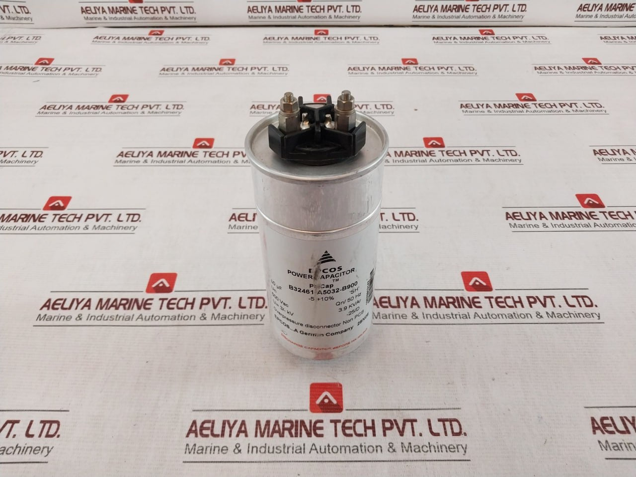 Epcos B32461-a5032-b900 Power Capacitor 500Vac 3.9Kvar Un Qn/50Hz 26N08