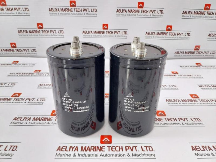 Epcos B43455-s4828-q1 Aluminum Electrolytic Capacitor 8200 Μf (Q) 350v