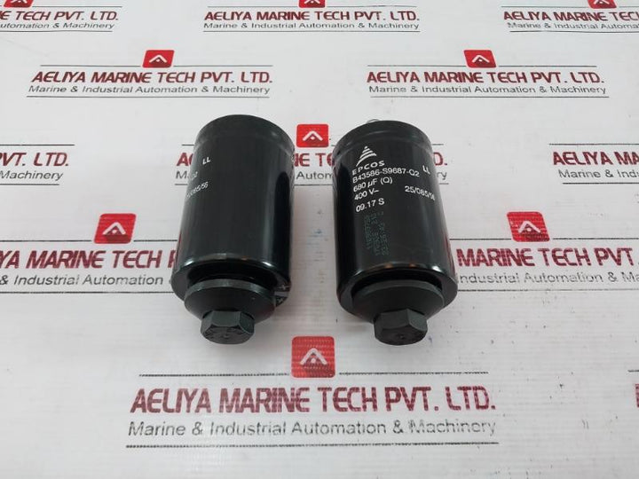 Epcos B43586-s9687-q2 Electrolytic Capacitor 400V 25/085/56 09.17 S