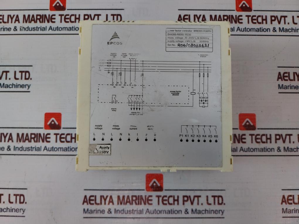 Epcos Br6000-r06Ph Power Factor Controller 50/60Hz 230V Ac