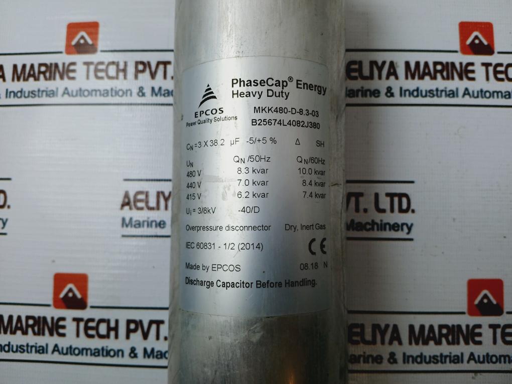 Epcos MKK480-D-8.3-03 Phasecap Energy Heavy Duty Capacitor