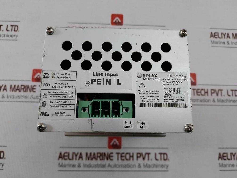Eplax Fc-psu-fltr-marine Power Supply Module 100-240Vac 47-63Hz E168320