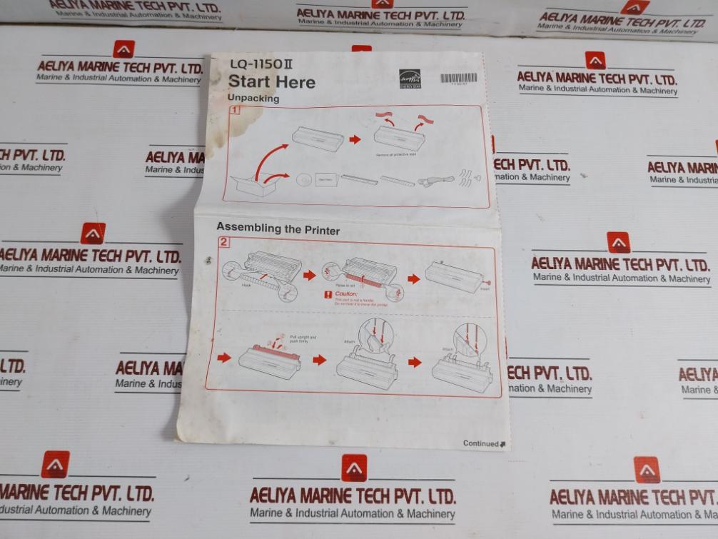 Impact Dot Matrix Printer By Epson Lq-1150 Ii, 50-60 Hz