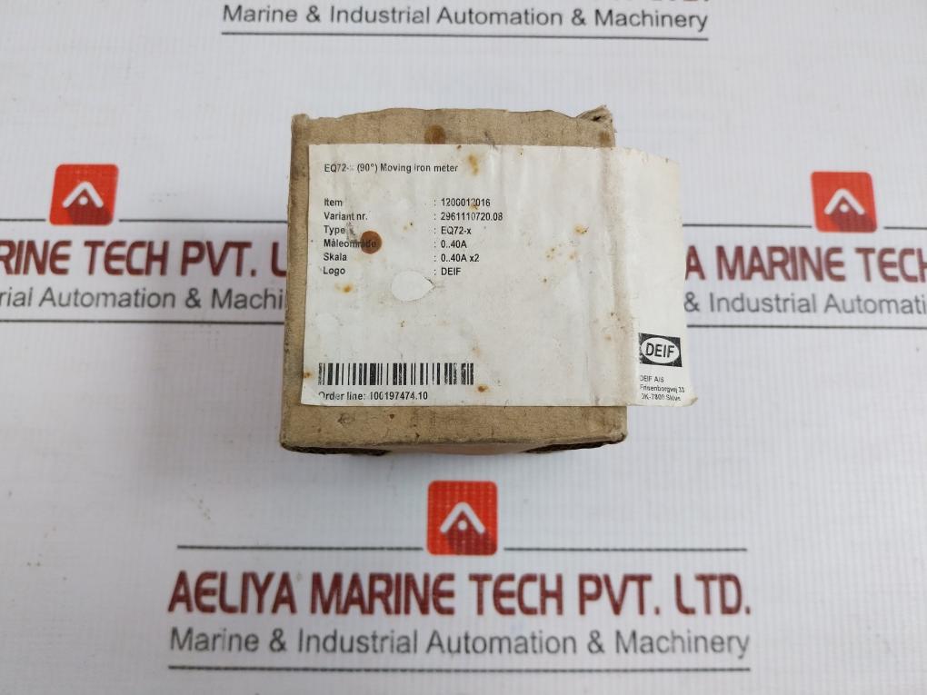 Eq72-x Moving Iron Ammeter 600V 0-80A Deif