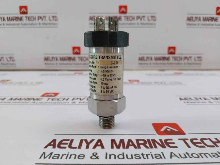 Equinox Eq-pt-1000 Pressure Transmitter 9 To 30 Vdc -40 To 125˚C