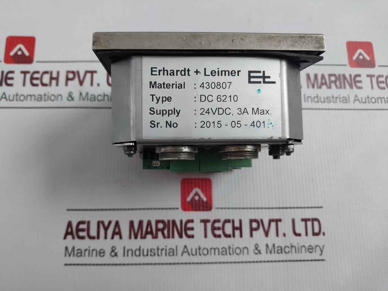 Erhardt+leimer Dc 6210 Digital Web Tension Controller 24v Dc 0.2a Ip30