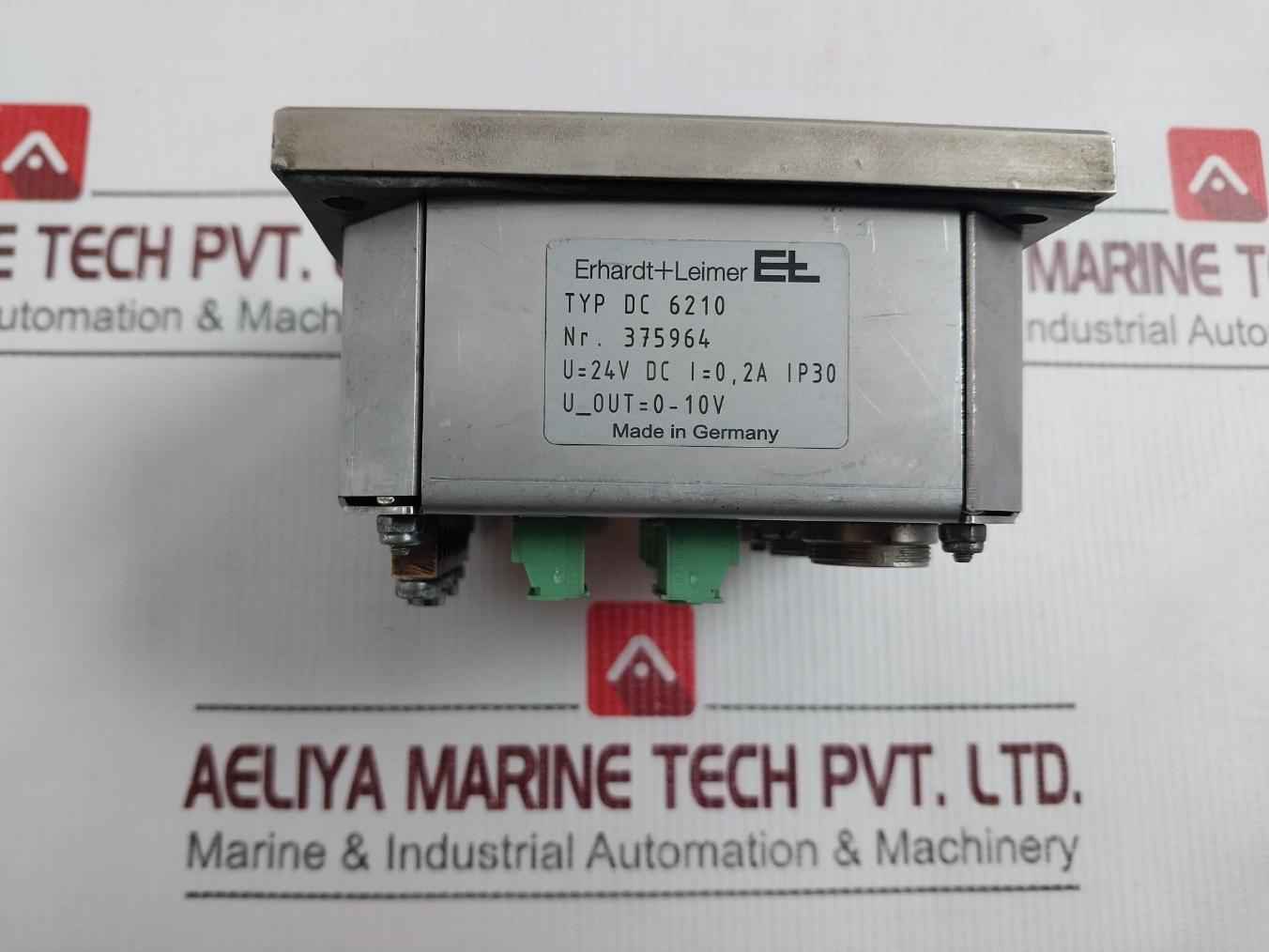 Erhardt+leimer Dc 6210 Digital Web Tension Controller 24v Dc 0.2a Ip30