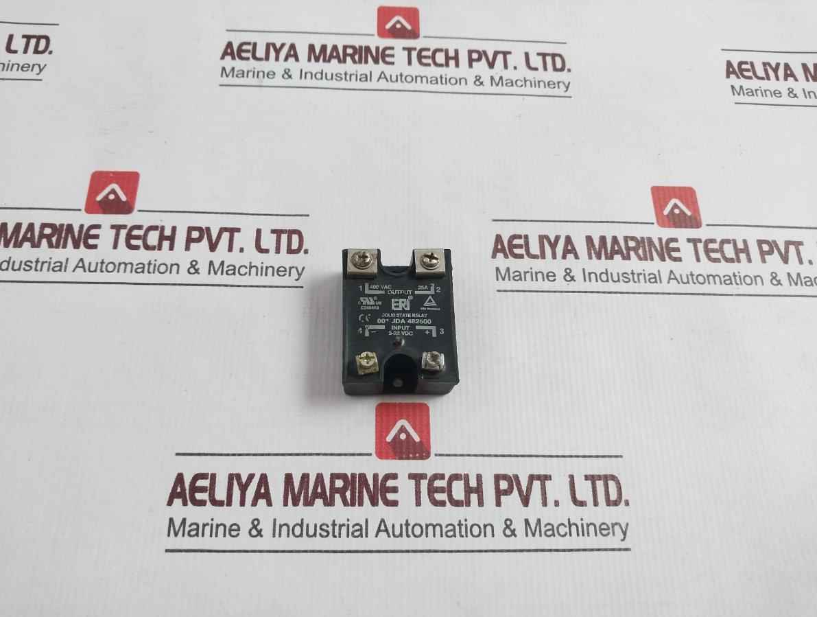 Eri 001 Jda 482500 Solid State Relay 480Vac 25A 3-32 Vdc