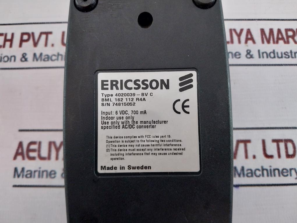 Ericsson 4020039-BV C Charger BML 162 112 R4A