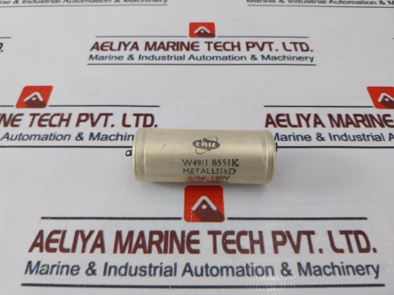 Erie W49/1 B551K Capacitor 6-0µF 150V