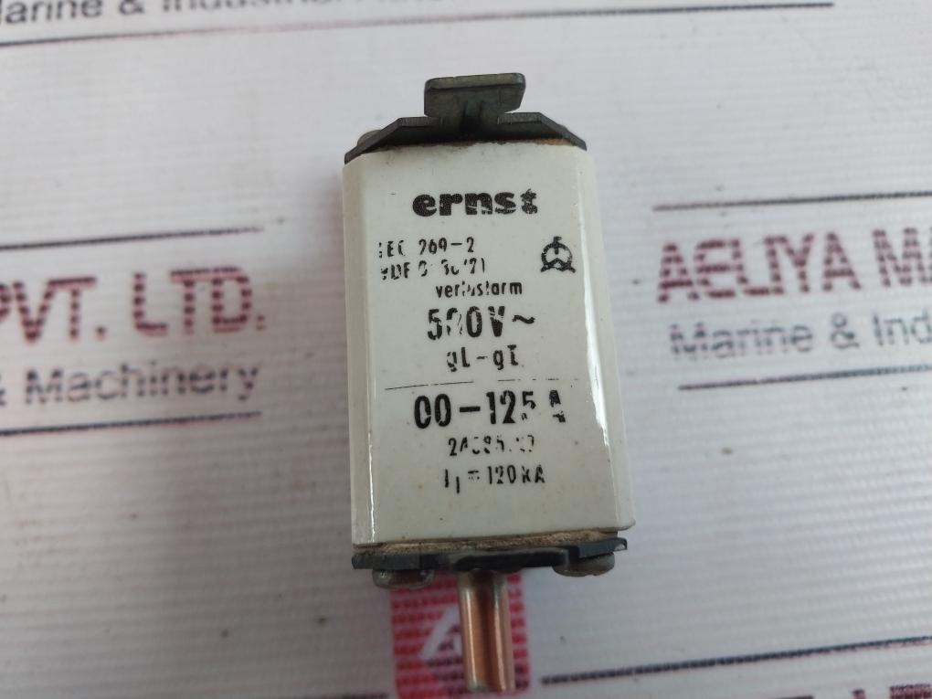 Ernst 00-125A Fuse Gl-gi 500V~