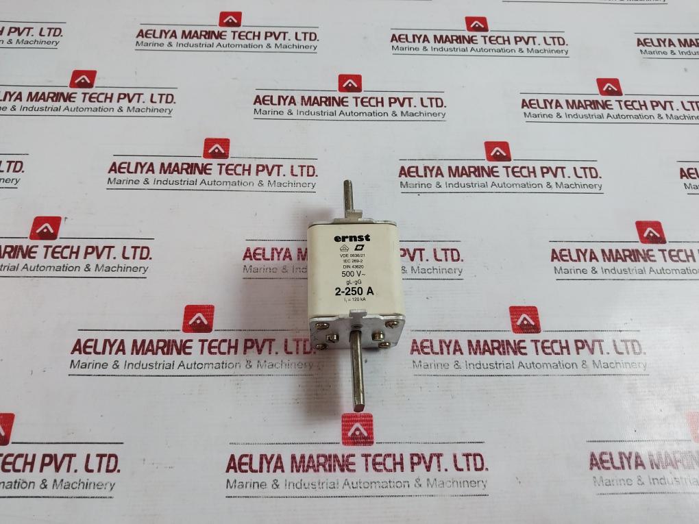 Ernst Vde 0636/21 Fuse 500V Gl-gg 2-250 A 120 Ka