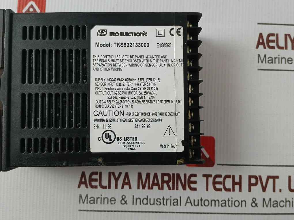 Ero Electronic Tks932133000 Process Control Equipment 100/240 Vac 50/60 Hz