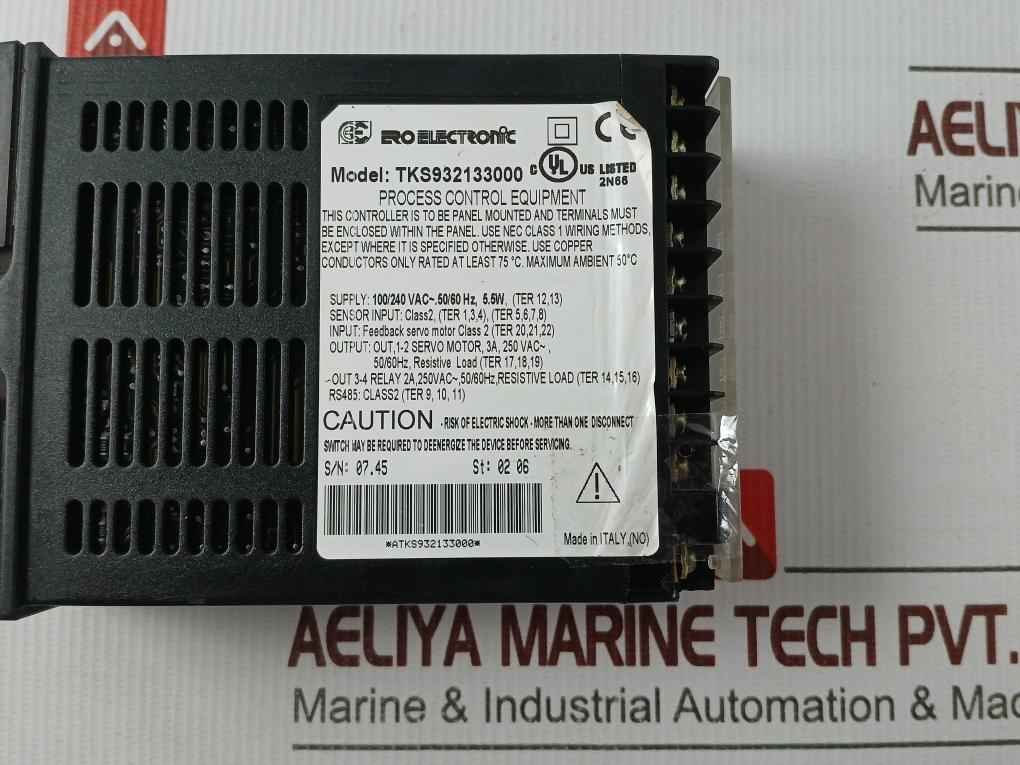 Ero Electronic Tks932133000 Process Control Equipment 100/240 Vac 50/60 Hz 5.5W
