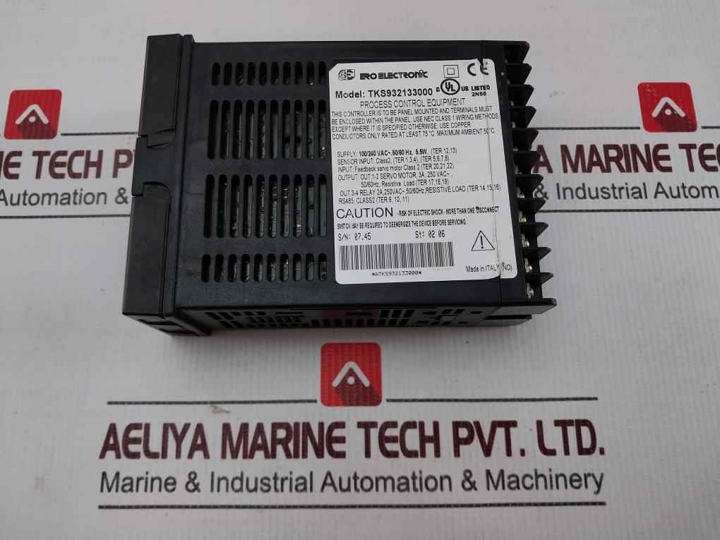 Ero Electronic Tks932133000 Process Controller 100/240Vac 5.5W (Not Working)