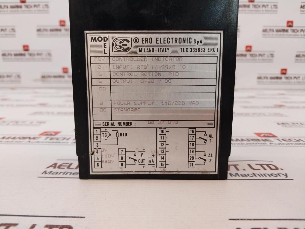 Ero Electronic Tlx335633 Eroi Controller Indicator 110/220 Vac