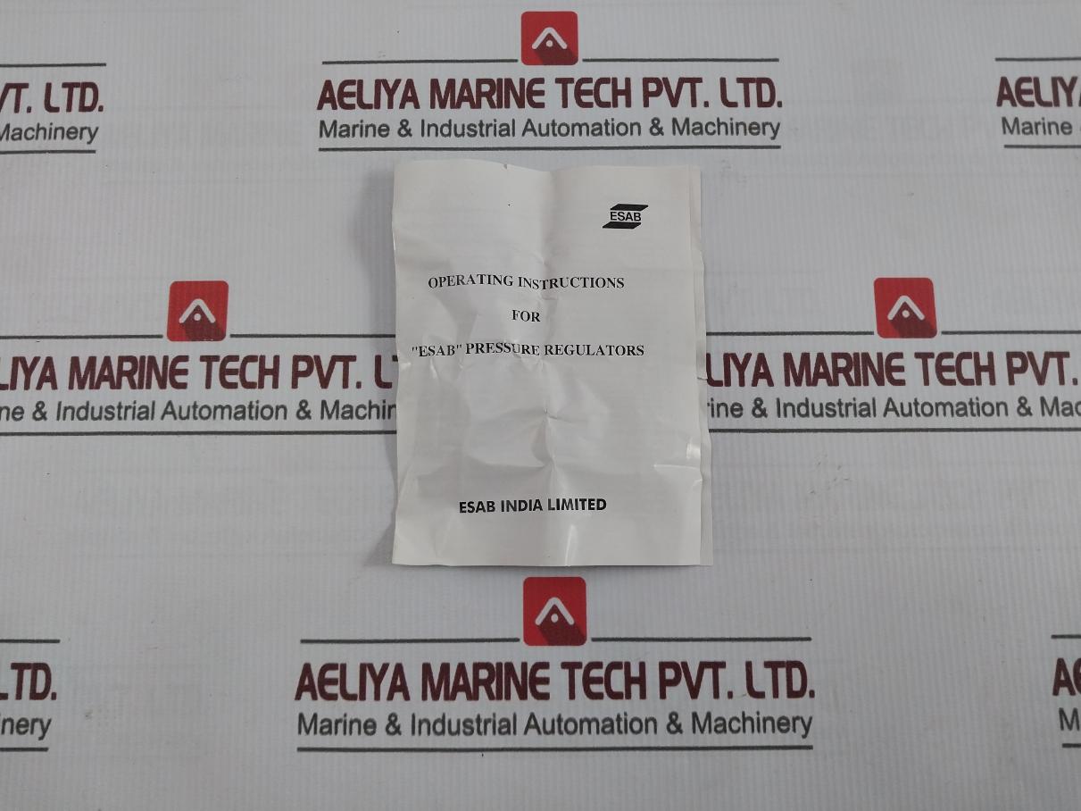 Esab 4330196525 Hydrogen Multi Stage Regulator 0-4000Psi 0-280Bar