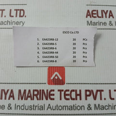 Esco Ea423Rb-8 O-ring Kit