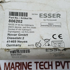 ESSER 806202 Alarm Device Base 2027609