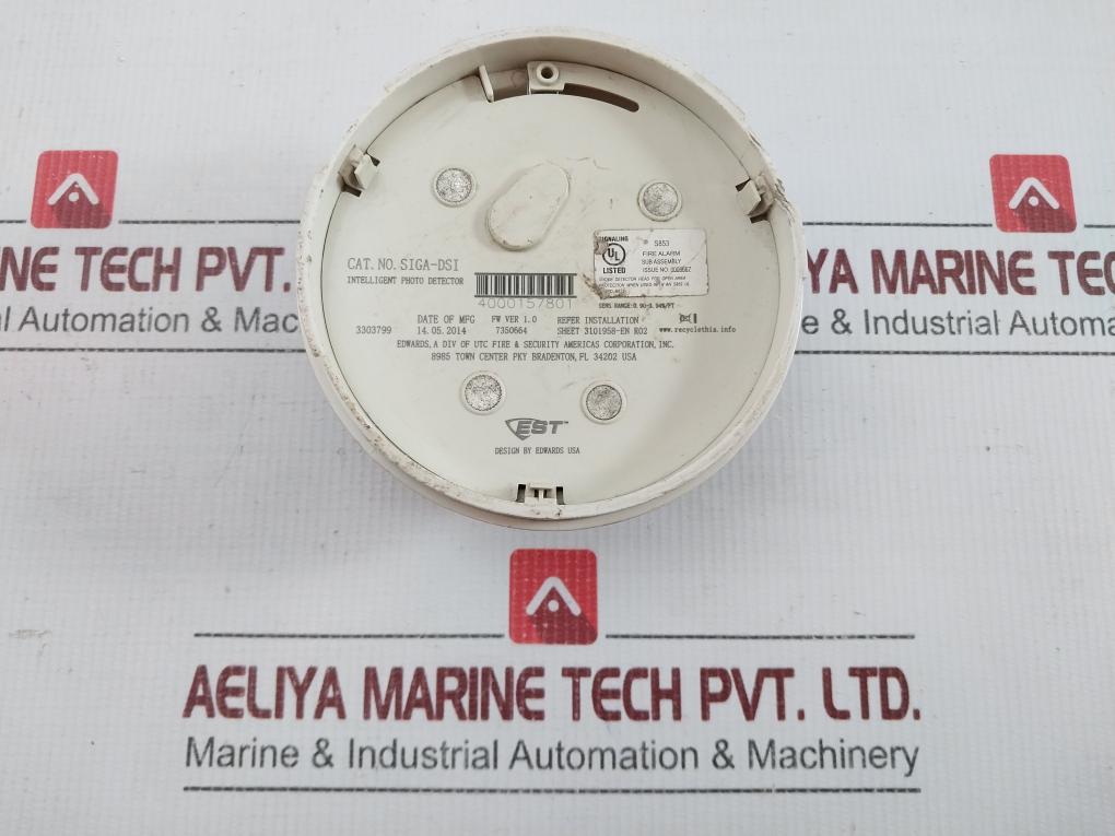 Est Intelligent Smoke Detector Siga-dsi