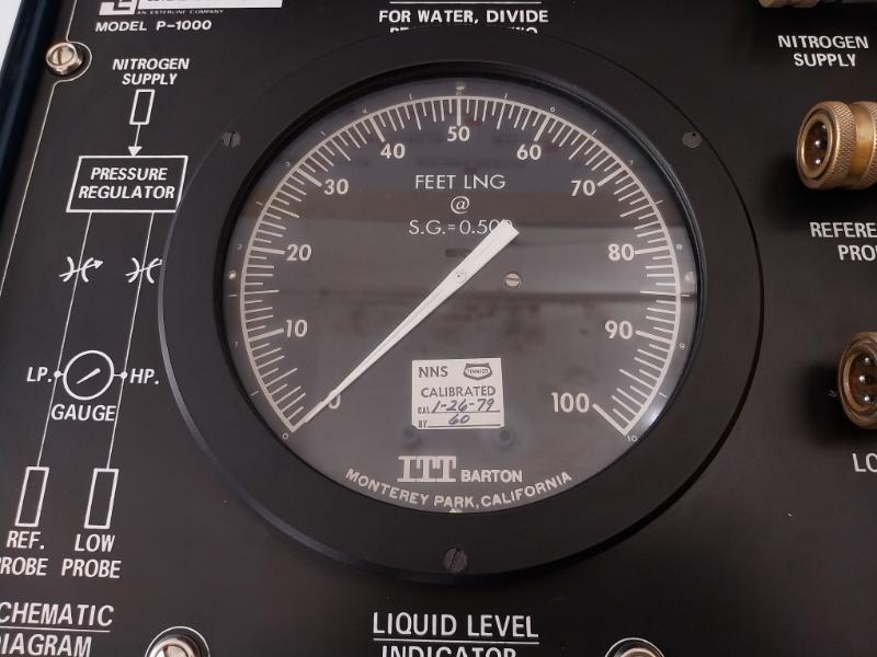 Esterline P-1000 Liquid Level Indicator Analog Readout