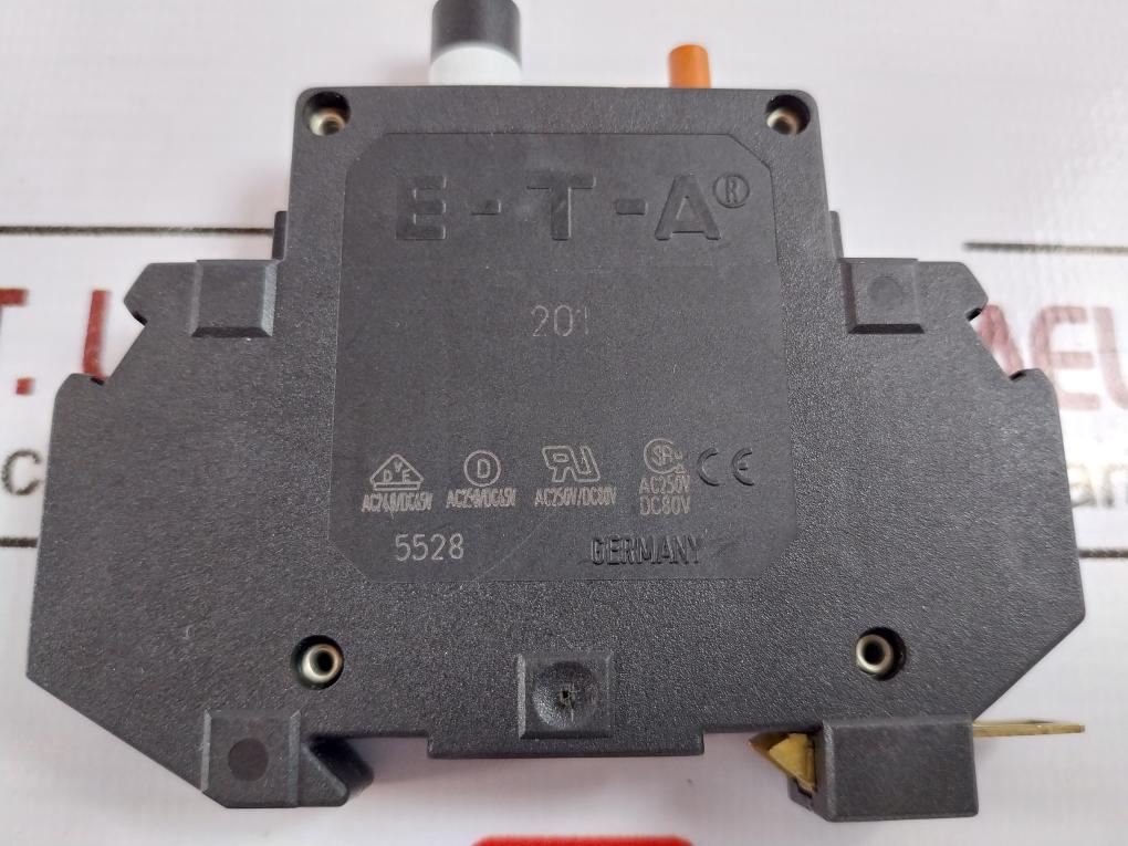 Eta 201 Single Pole Thermal-magnetic Circuit Breaker Ac250V/Dc80V 5528