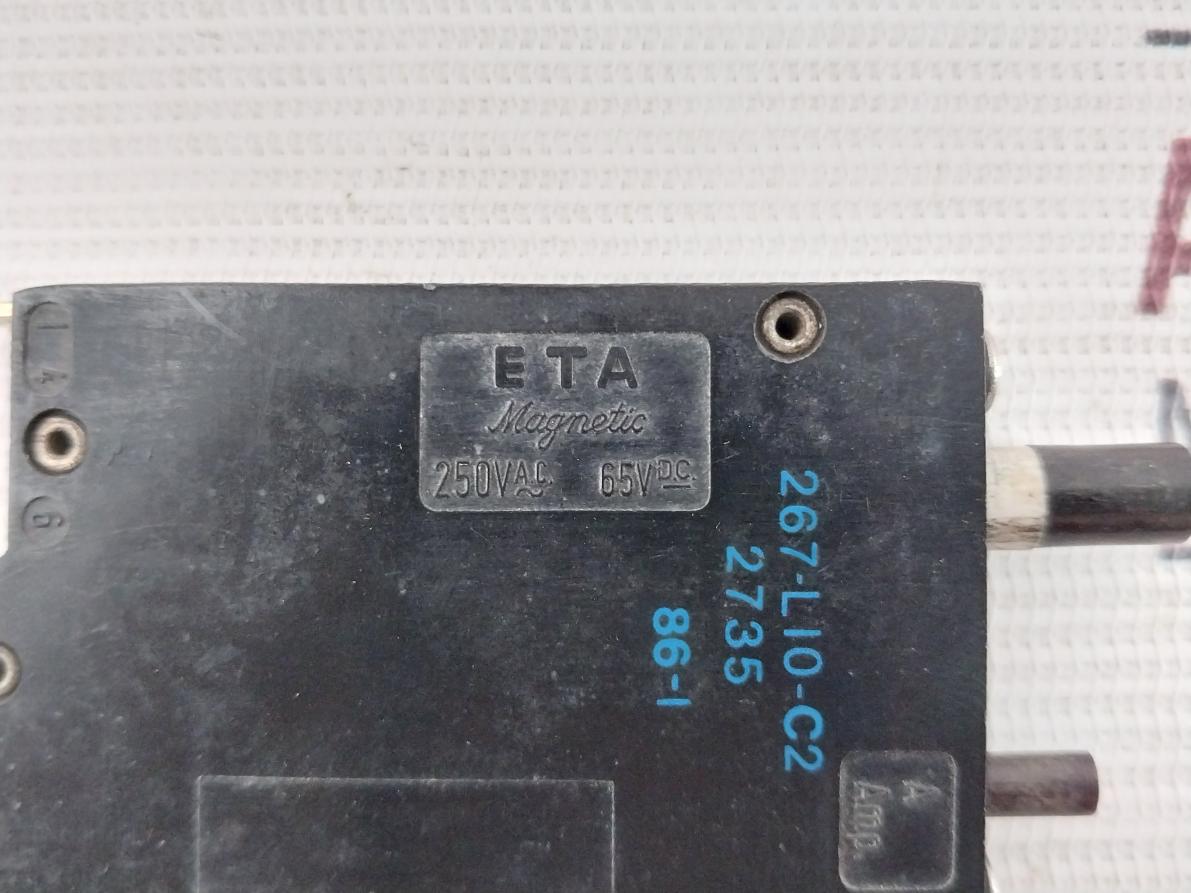 Eta 267-l10-c2 Miniature Circuit Breaker 250Vac