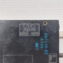 Eta 267-l10-c2 Miniature Circuit Breaker 250Vac